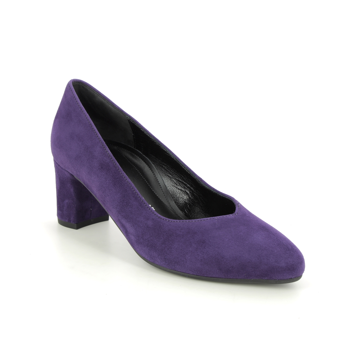 Gabor Helga Purple Suede Womens Court Shoes 32.152.49 In Size 5 In Plain Purple Suede  Womens Court Shoes In Soft Purple Suede Leather