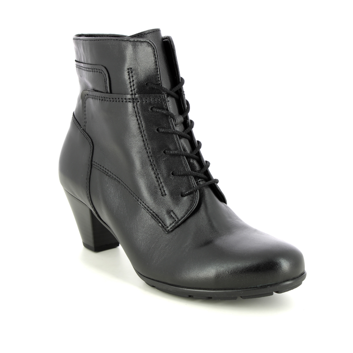 Gabor Black leather Heeled Boots