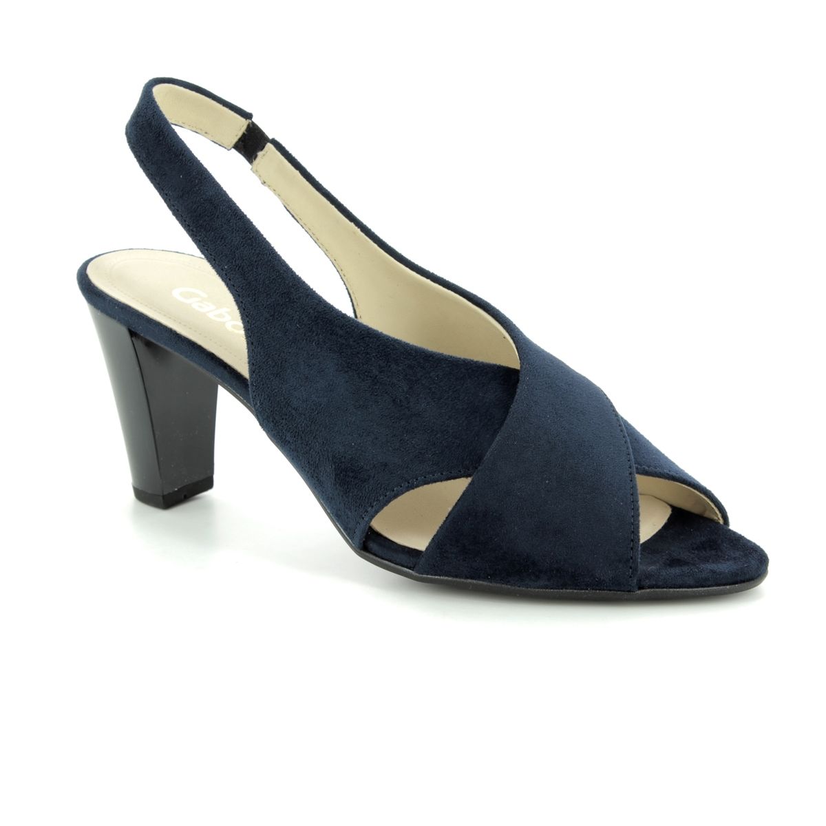 navy suede slingback shoes