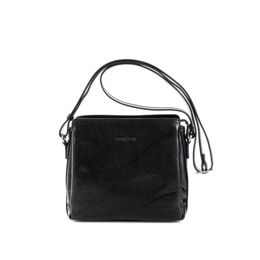 Gianni Conti Shoulder Antiqu Black Womens Handbag 9403124-10 In Size 2 In Plain Black