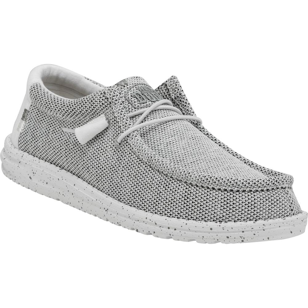 Hey Dude Wally Sox Stone Mens Slip-on Shoes 40019-1KA in a Plain  in Size 12