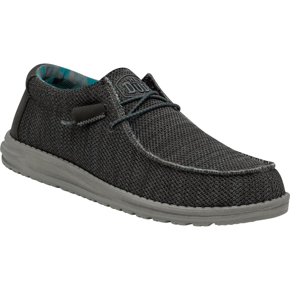 Hey Dude Wally Sox Charcoal Mens Slip-on Shoes 40019-025 in a Plain  in Size 9