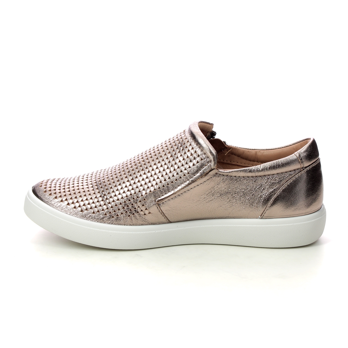 Hotter Daisy Wide 16213-60 Rose Gold Comfort Slip On Shoes