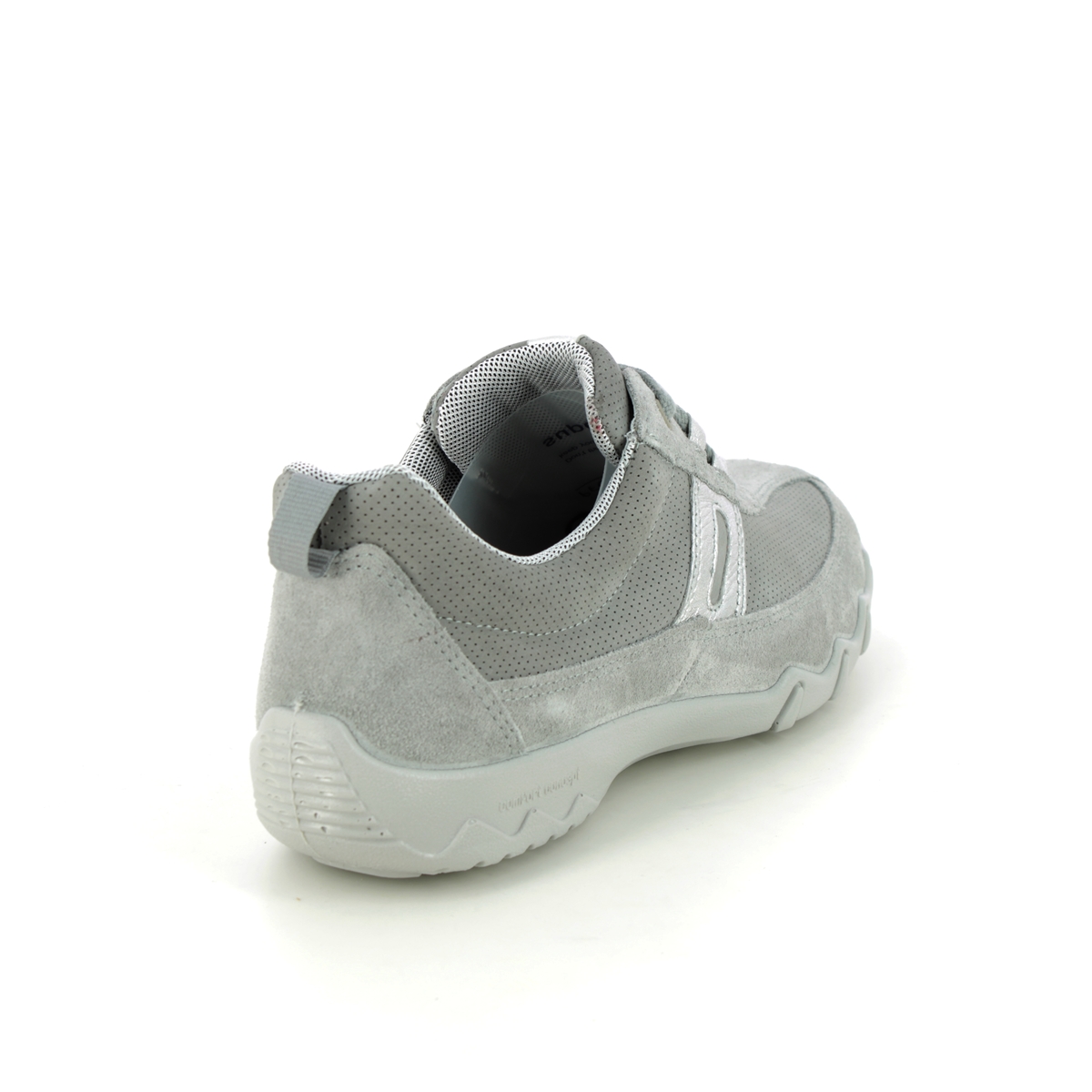 Hotter Leanne 2 Wide 10111-03 Grey Suede lacing shoes