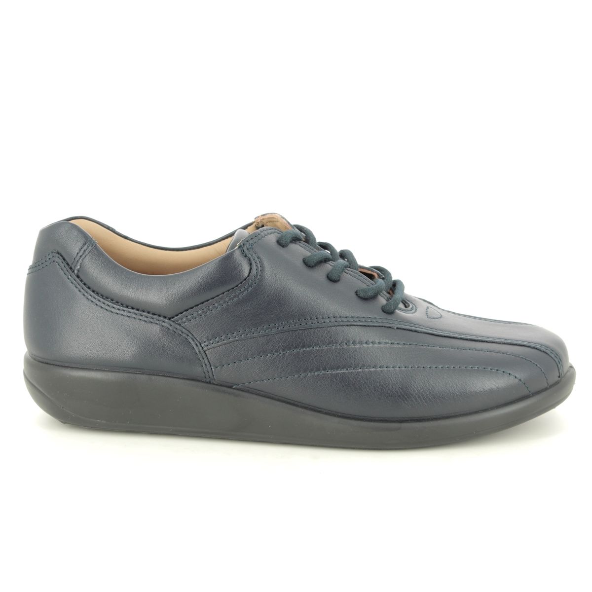 Hotter Tone Reg Fit 0501-70 Navy Leather lacing shoes