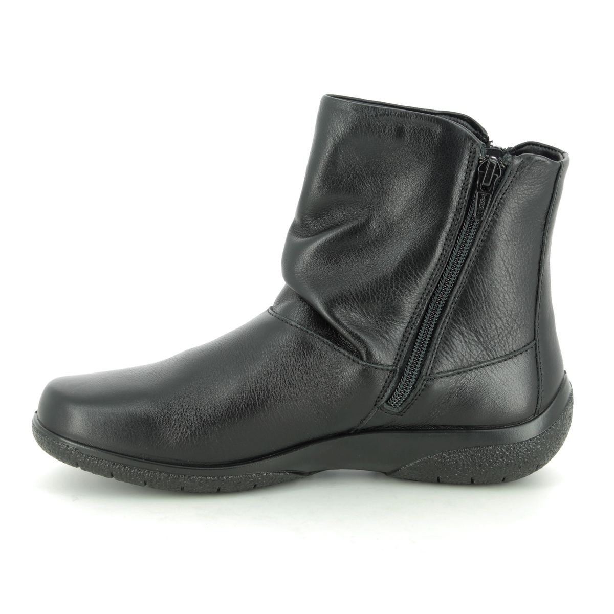 Hotter Whisper 95 E 9503-30 Black leather Ankle Boots
