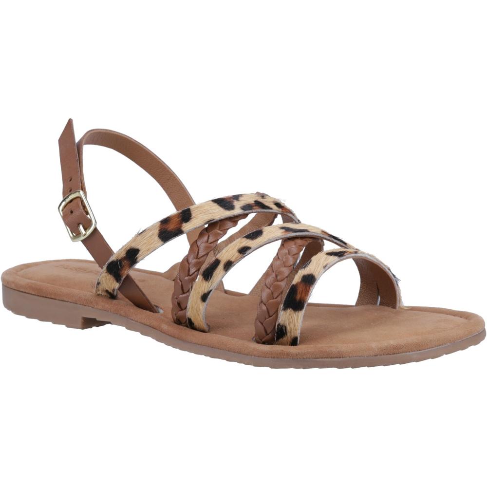 Hush Puppies Amanda Tan Womens Comfortable Sandals HP38675-72166 in a Plain  in Size 8