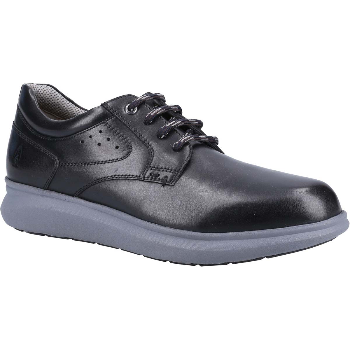 Hush Puppies Brett Black Mens fashion shoes 36668-68480 in a Plain Leather in Size 10