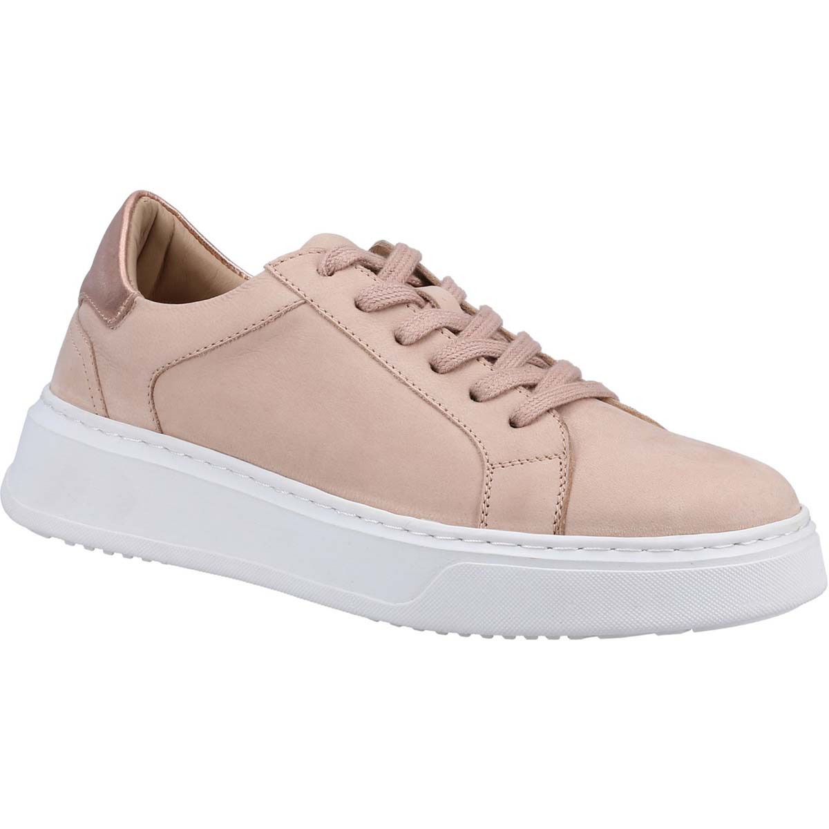 Hush Puppies Camille Rose pink Womens trainers 36580-68192 in a Plain Leather in Size 8