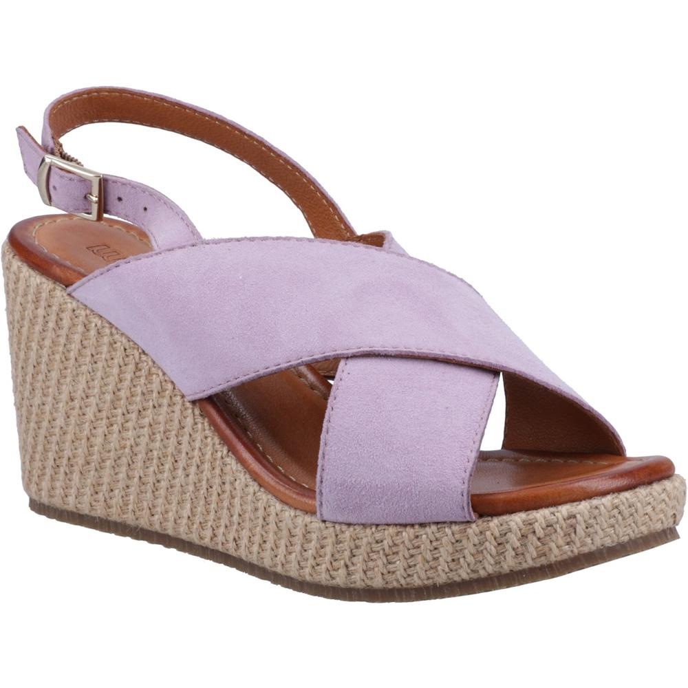 Hush Puppies Perrie Lilac Womens Heeled Sandals HP38678-72178 in a Plain  in Size 8