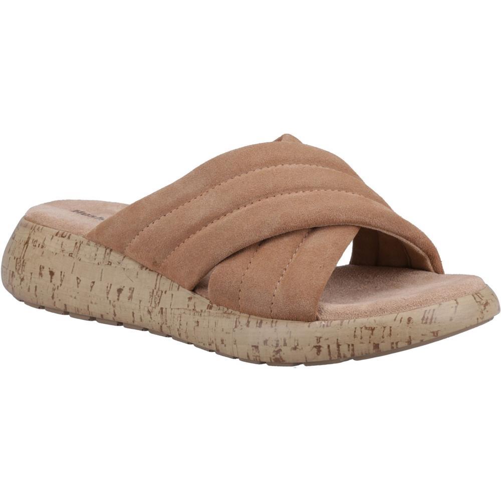 Hush Puppies Sarah Tan Womens Comfortable Sandals HP38687-72205 in a Plain  in Size 7