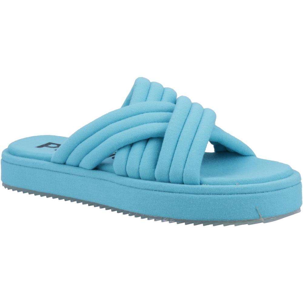 Hush Puppies Sienna Turquoise Womens Comfortable Sandals HP38662-72109 in a Plain  in Size 8