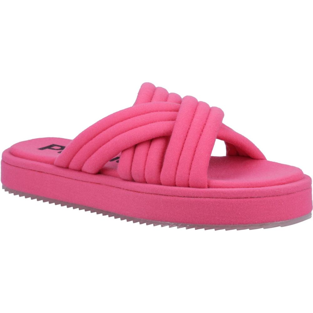 Hush Puppies Sienna Fuchsia Womens Comfortable Sandals HP38662-72108 in a Plain  in Size 7