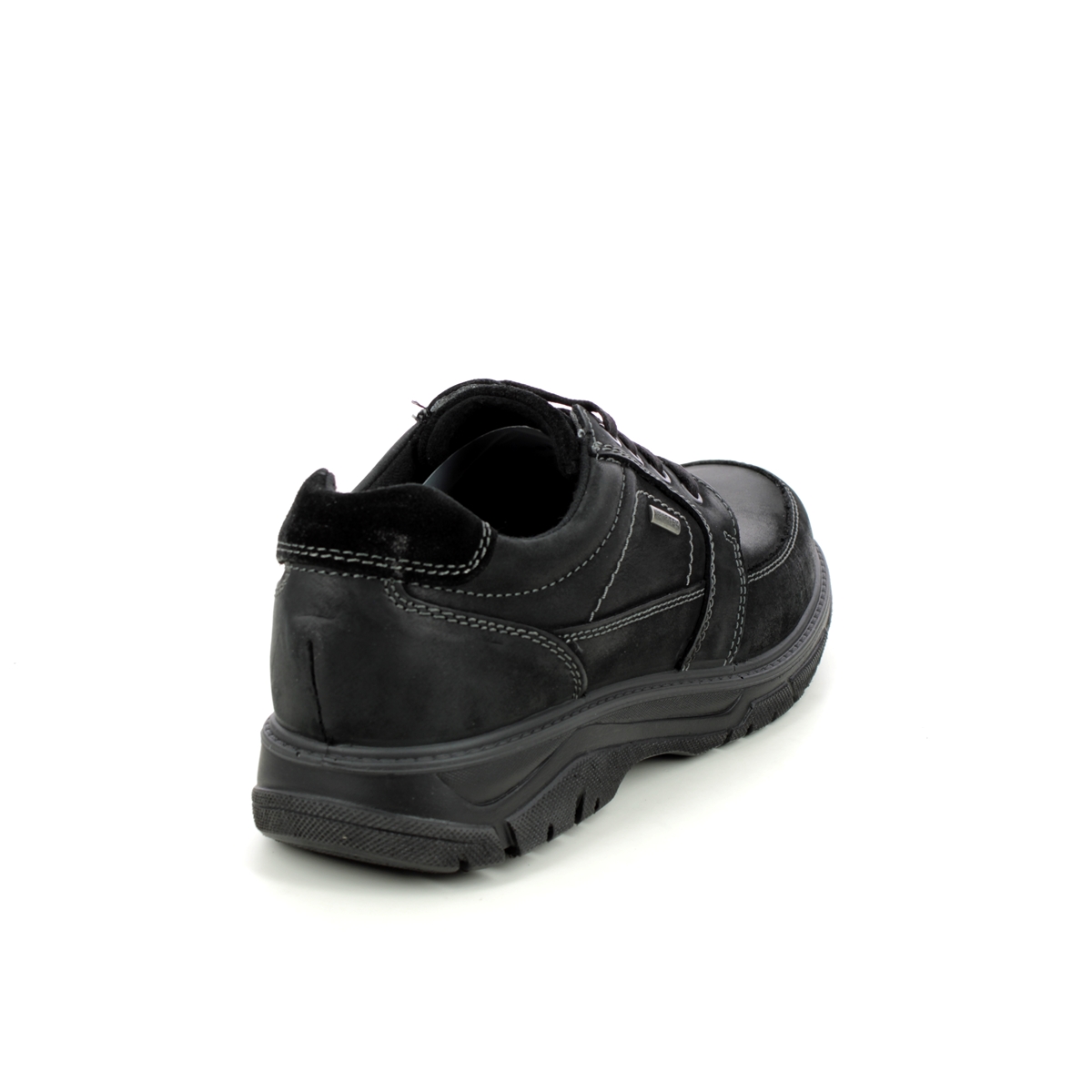 IMAC Hank Unease Tex Black leather Mens comfort shoes 1848-3470011