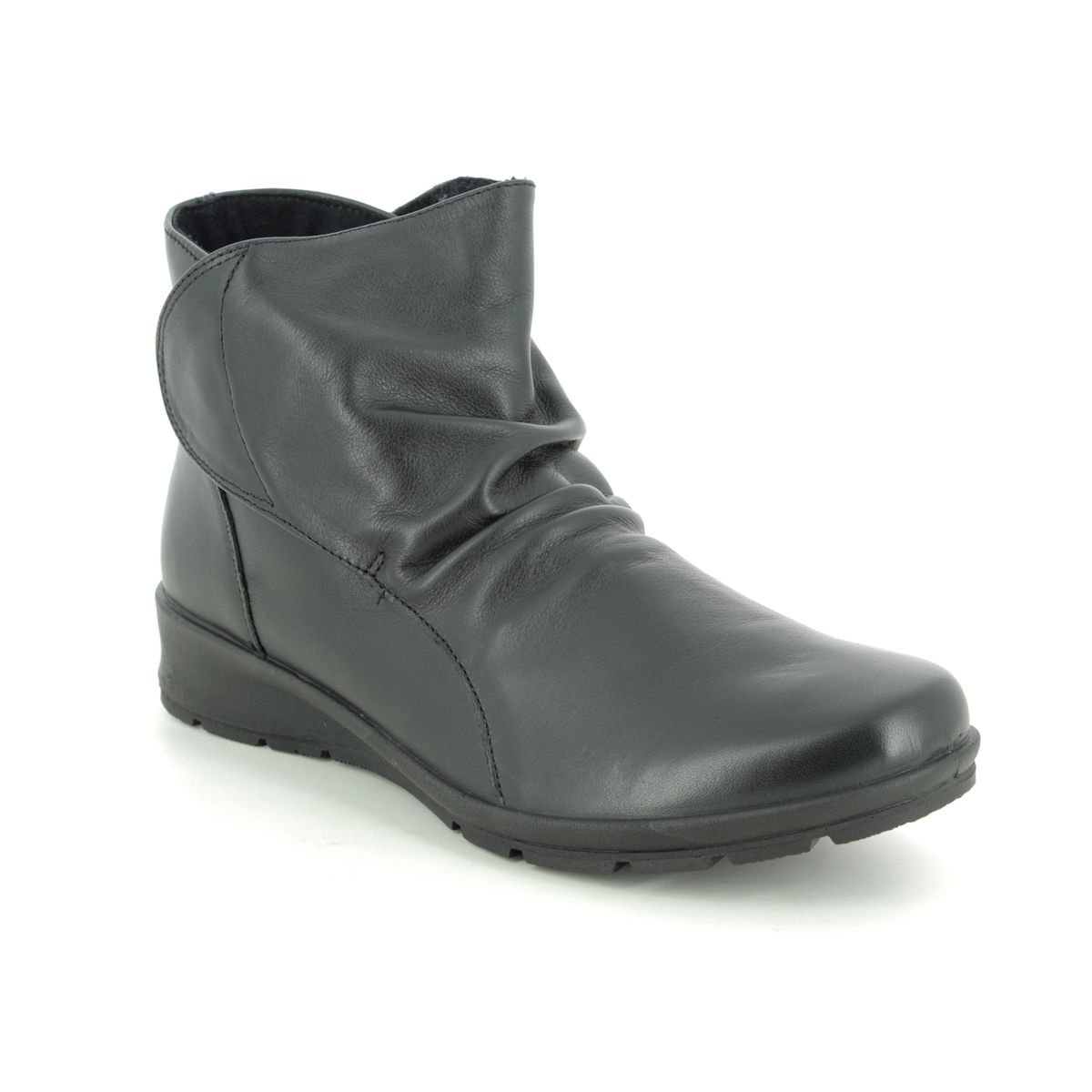 IMAC Kristal Slouch 6070-1400011 Black leather Ankle Boots