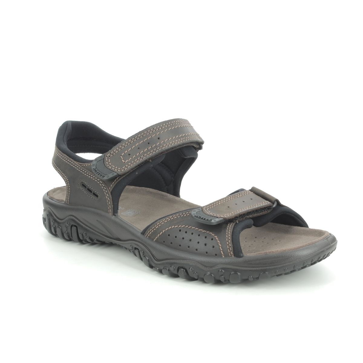 IMAC Pacifico Dark Brown Mens sandals 2910-3403011 in a Plain Leather in Size 46