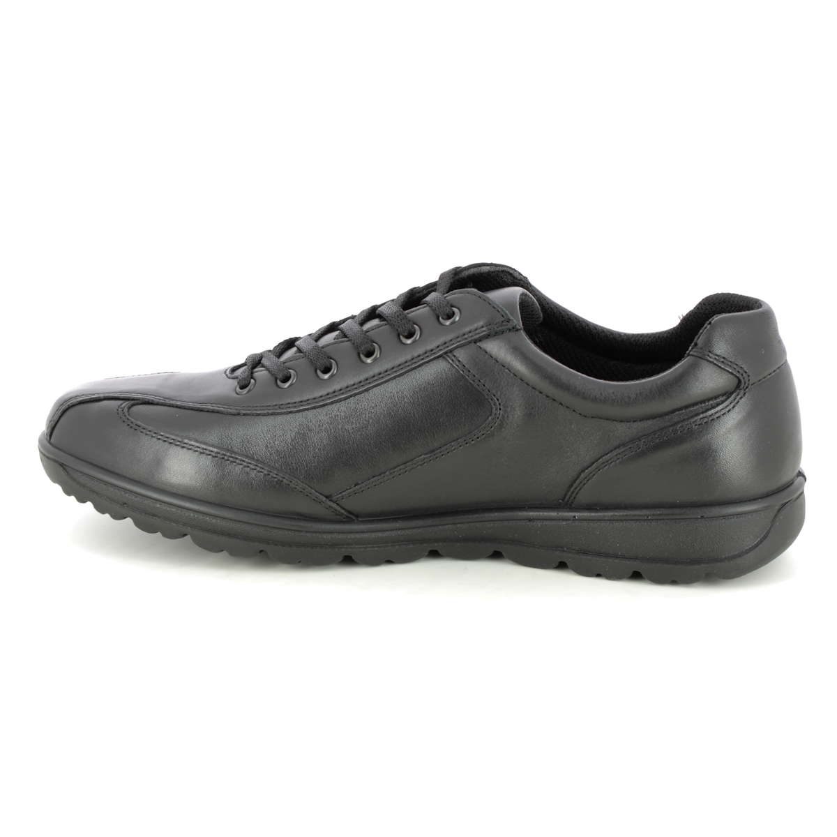 IMAC Relay Lace Black leather Mens comfort shoes 1780-2290011