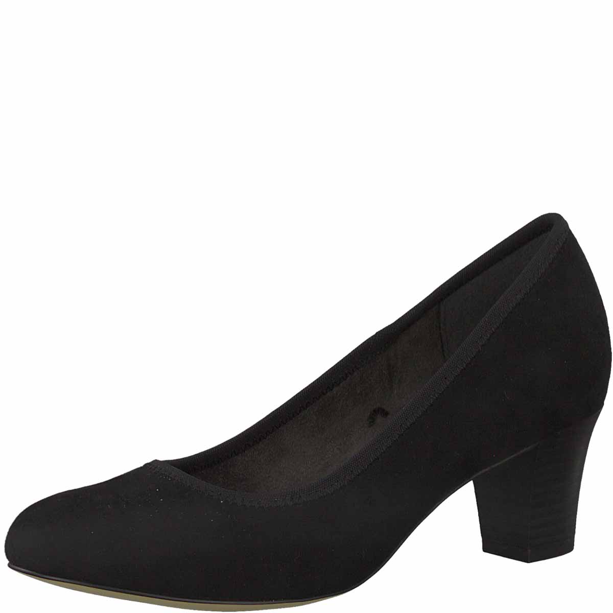 Jana Abuplain 22473-25-001 Black heeled shoes