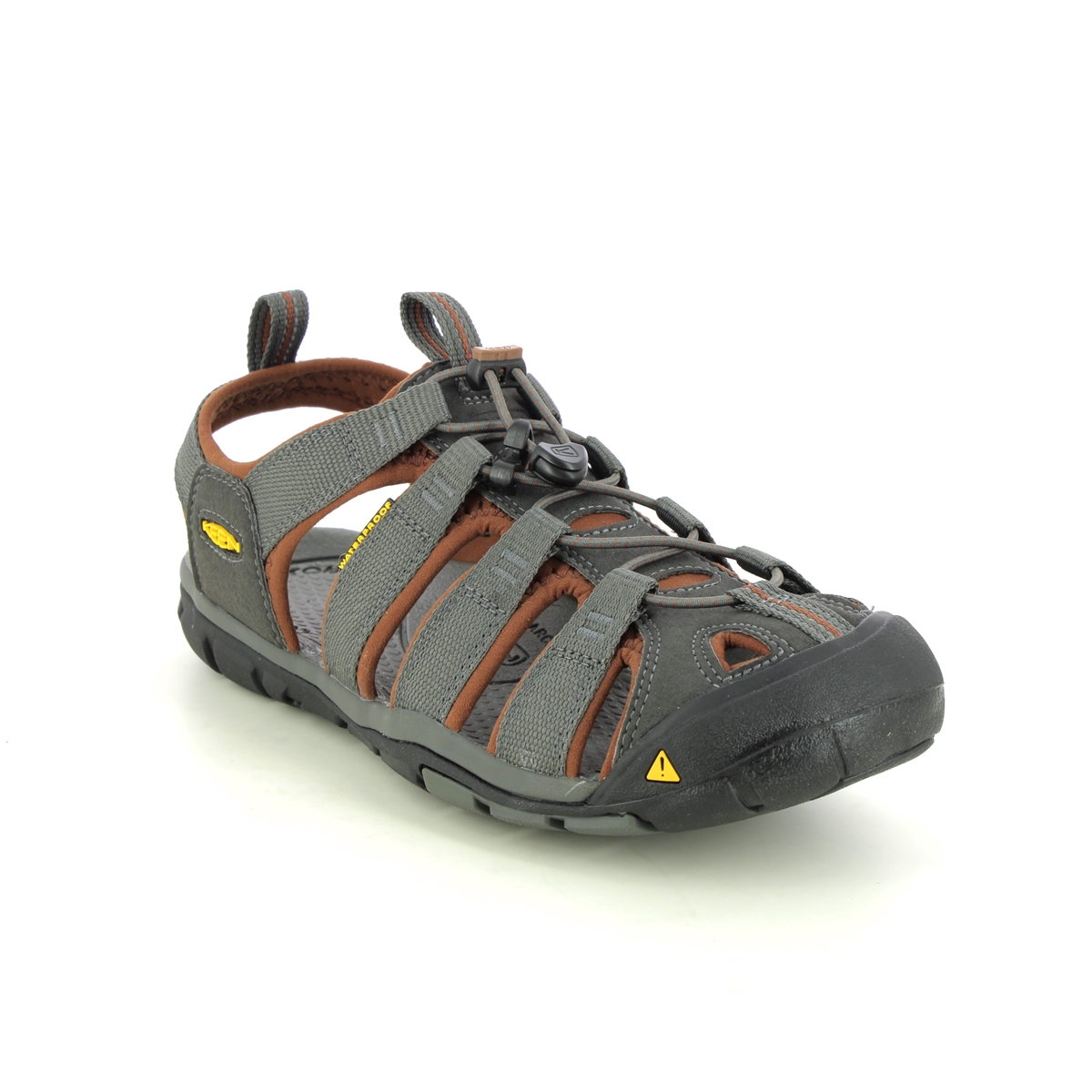Keen Clearwater Cnx Grey Mens Closed Toe Sandals 1014456- in a Plain Man-made in Size 11