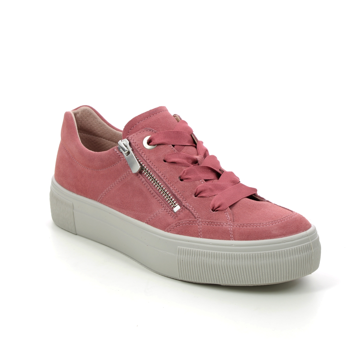 Legero Lima Zip Rose Pink Womens Trainers 2000911-5620 In Size 38 In Plain Rose Pink