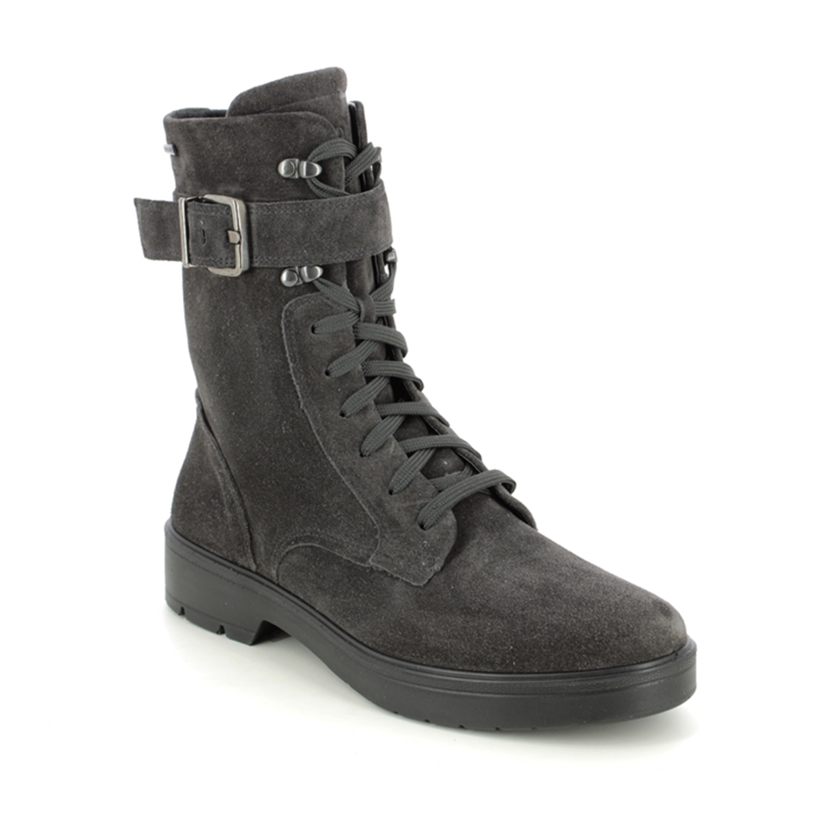 Legero Mystic Lace Gtx Grey Womens Lace Up Boots 2000193-2300 in a Plain Leather in Size 4.5