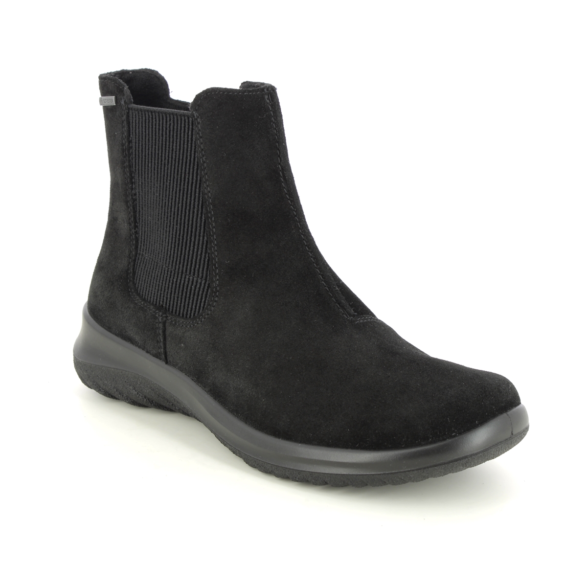 Legero Soft Chelsea Gtx Black suede Womens Chelsea Boots 2009000-0000 in a Plain Leather in Size 5