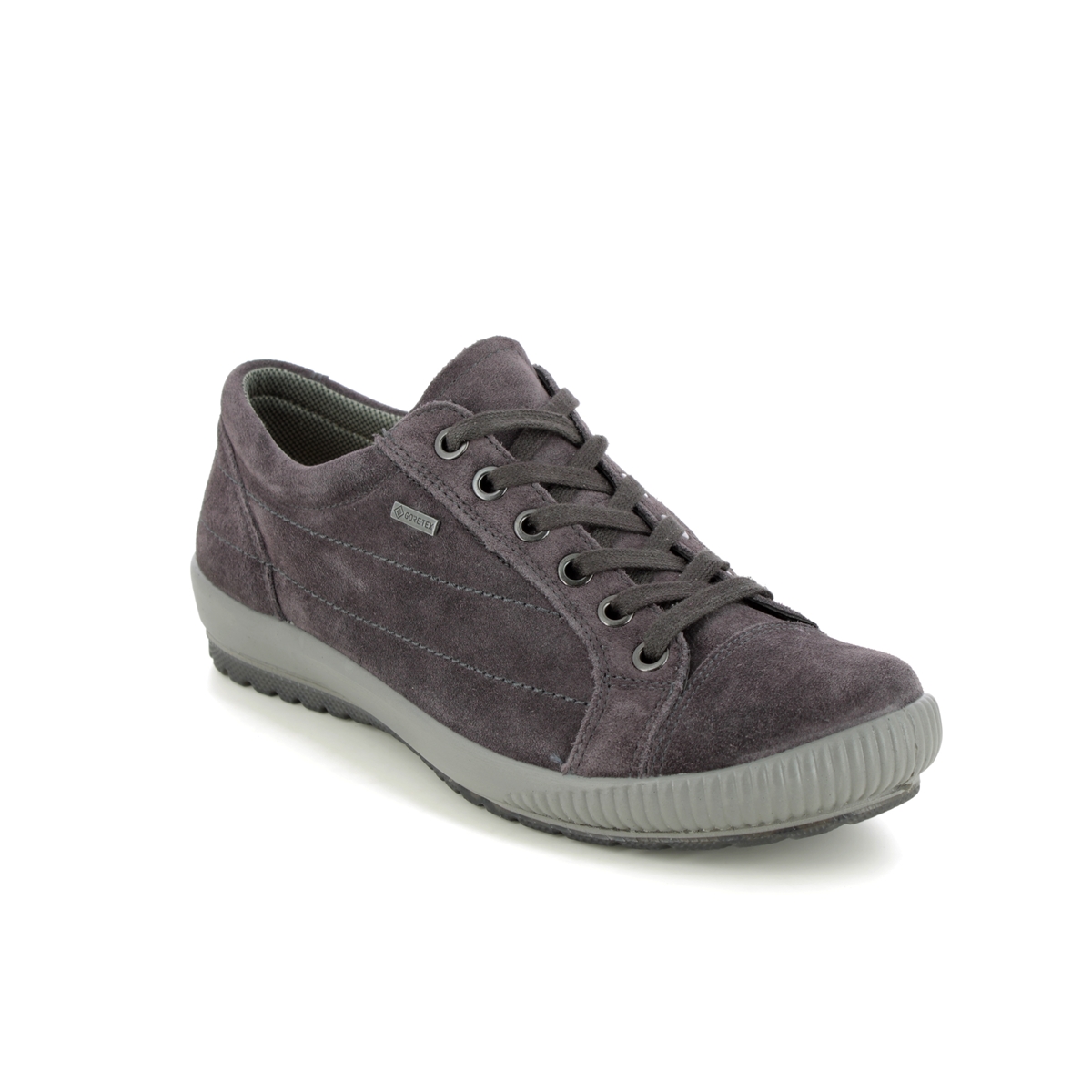 Legero Tanaro 4.0 Gtx Grey Womens Lacing Shoes 00613-08 In Size 7.5 In Plain Grey