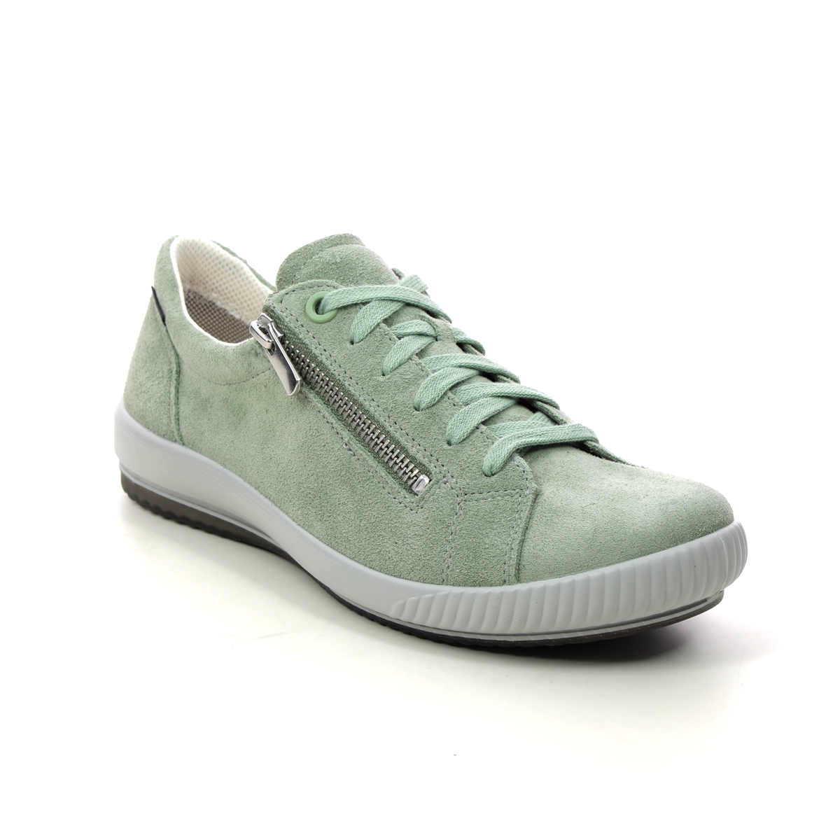 Legero Tanaro 5 Gtx Mint Suede Womens Lacing Shoes 2000219-7200 In Size 6.5 In Plain Mint Suede