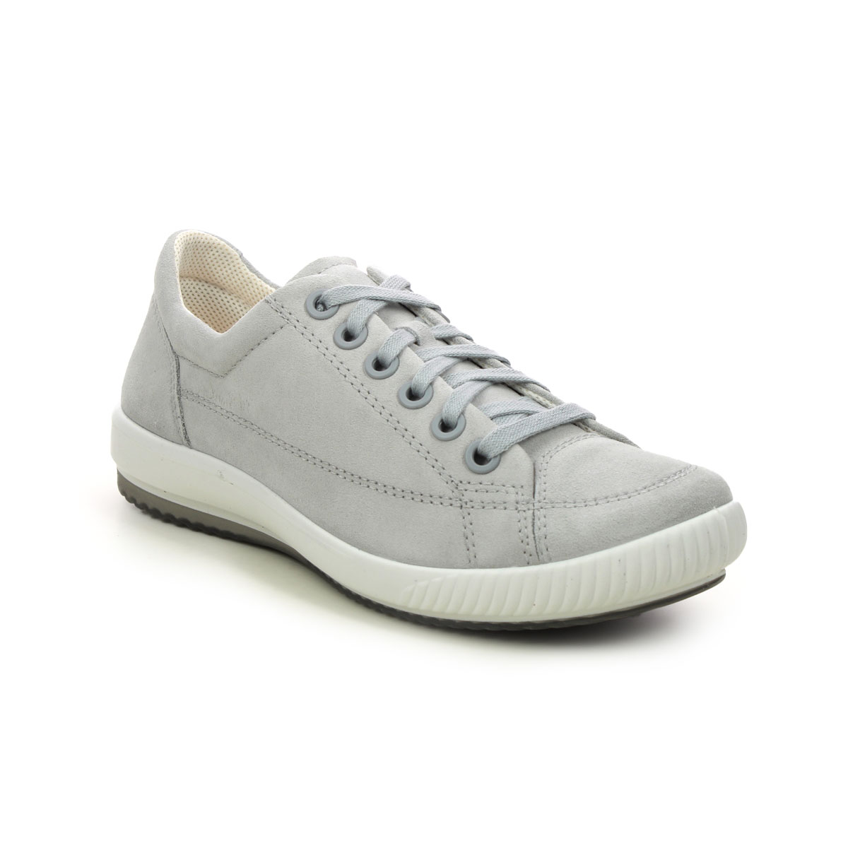 Legero Tanaro 5 Stitch Light Grey Suede Womens lacing shoes 2000161-2500 in a Plain Leather in Size 6.5