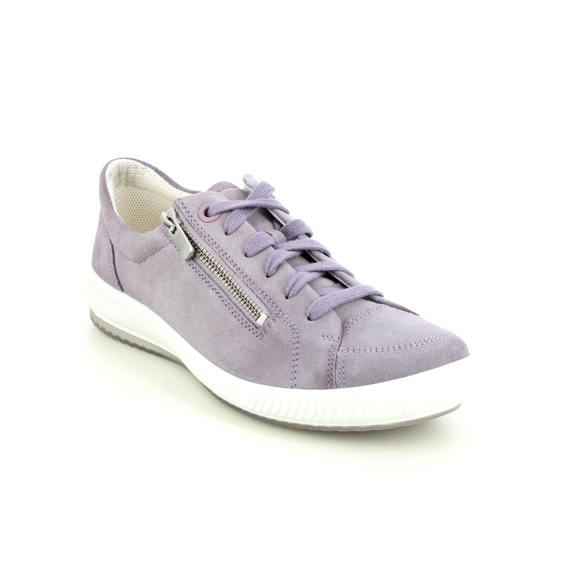 Legero Tanaro 5 Zip Lilac Womens Lacing Shoes 2000162-8530 In Size 6 In Plain Lilac