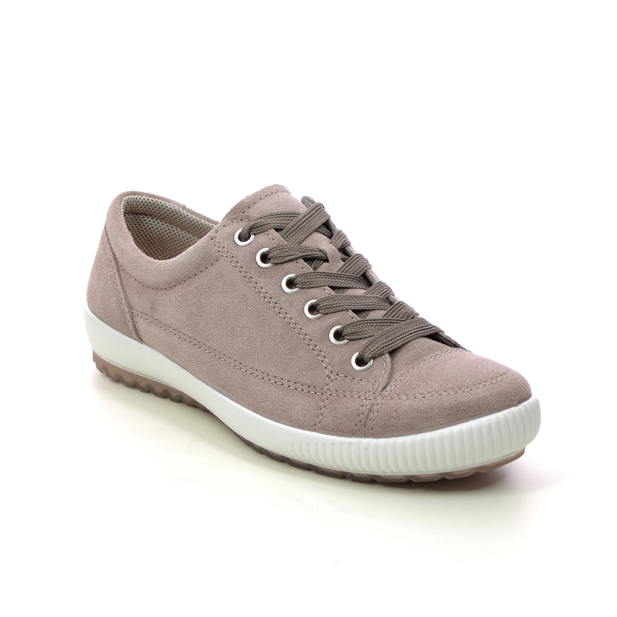 Legero Tanaro Stitch Taupe suede Womens lacing shoes 2000820-4010 in a Plain Leather in Size 4
