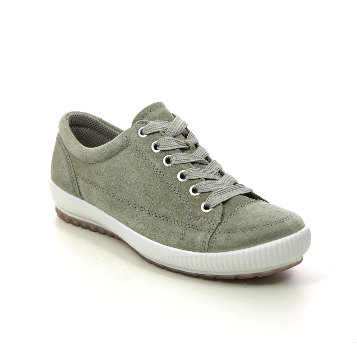 Legero Tanaro Stitch Light Green Womens lacing shoes 2000820-7520 in a Plain Leather in Size 5.5