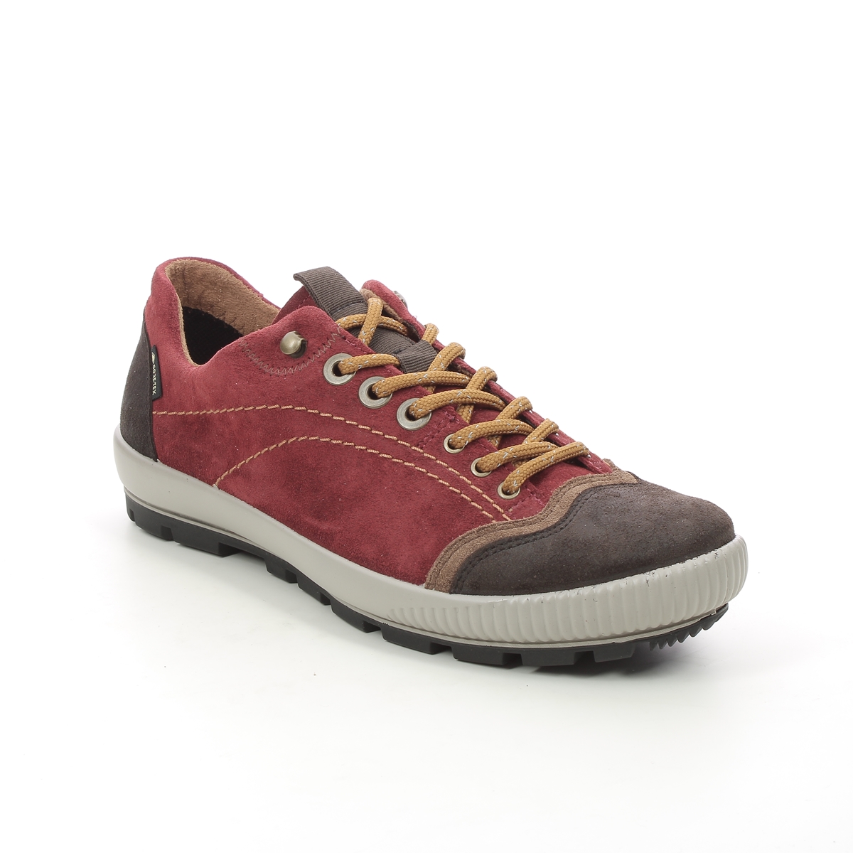 Legero Tanaro Trek Gtx Red suede Womens Walking Shoes 2000122-5100 in a Plain Leather in Size 6