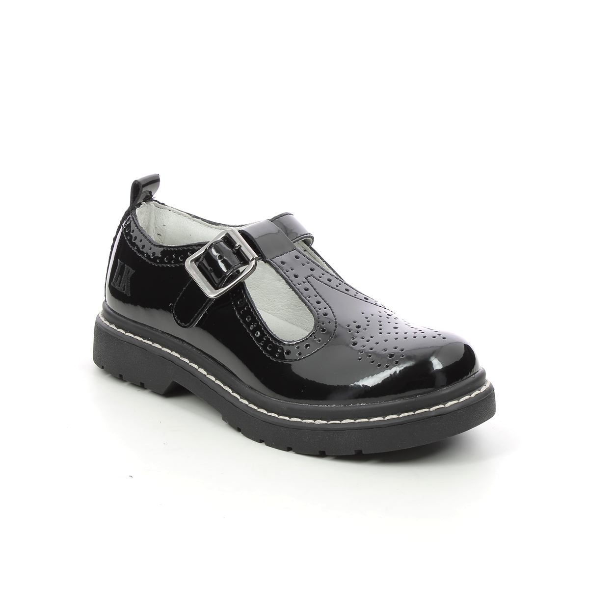 Lelli Kelly Meryl T Bar Lk Black patent Kids Girls shoes LK8292-DB01 in a Plain  in Size 37