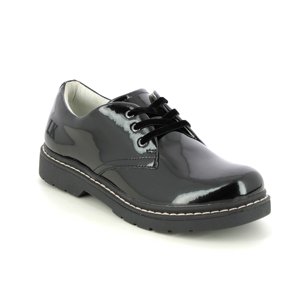 Lelli Kelly Rochelle Miss Lk Black patent Kids Girls shoes LK8287-DB01 in a Plain Leather in Size 39
