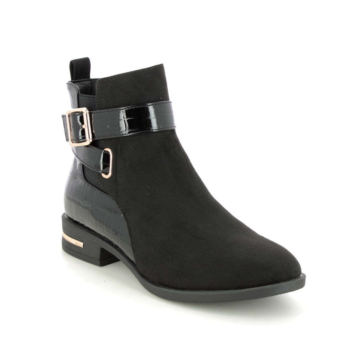 Lotus Laurel Lolita Black Womens ankle boots in a Plain  in Size 3