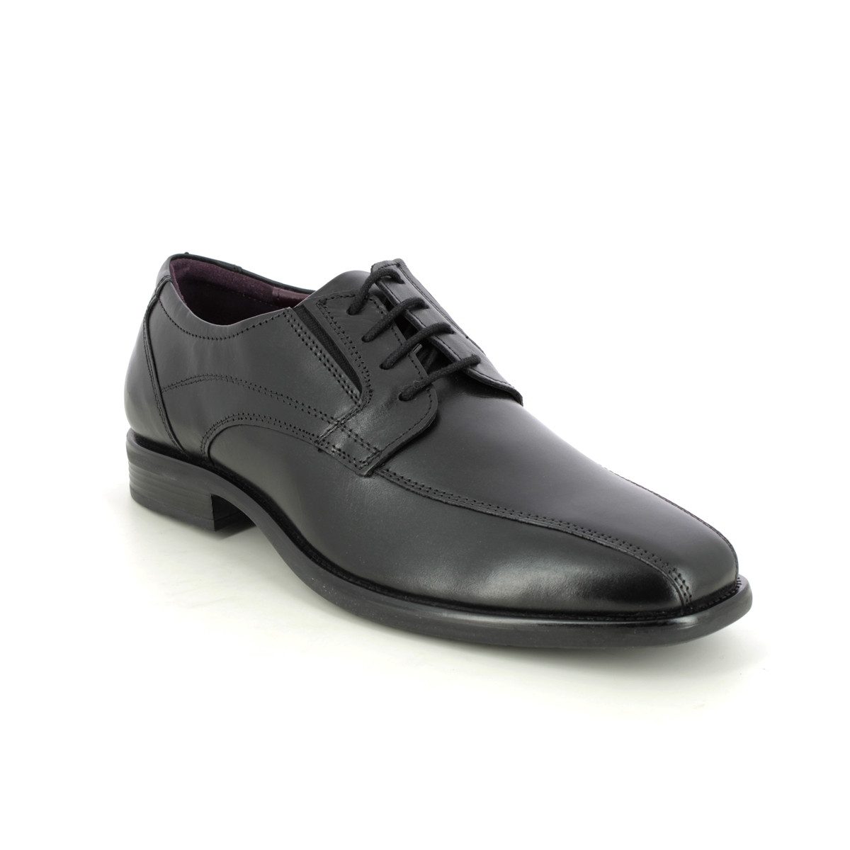 Lotus Maddock Wide Black leather Mens formal shoes in a Plain Leather in Size 6