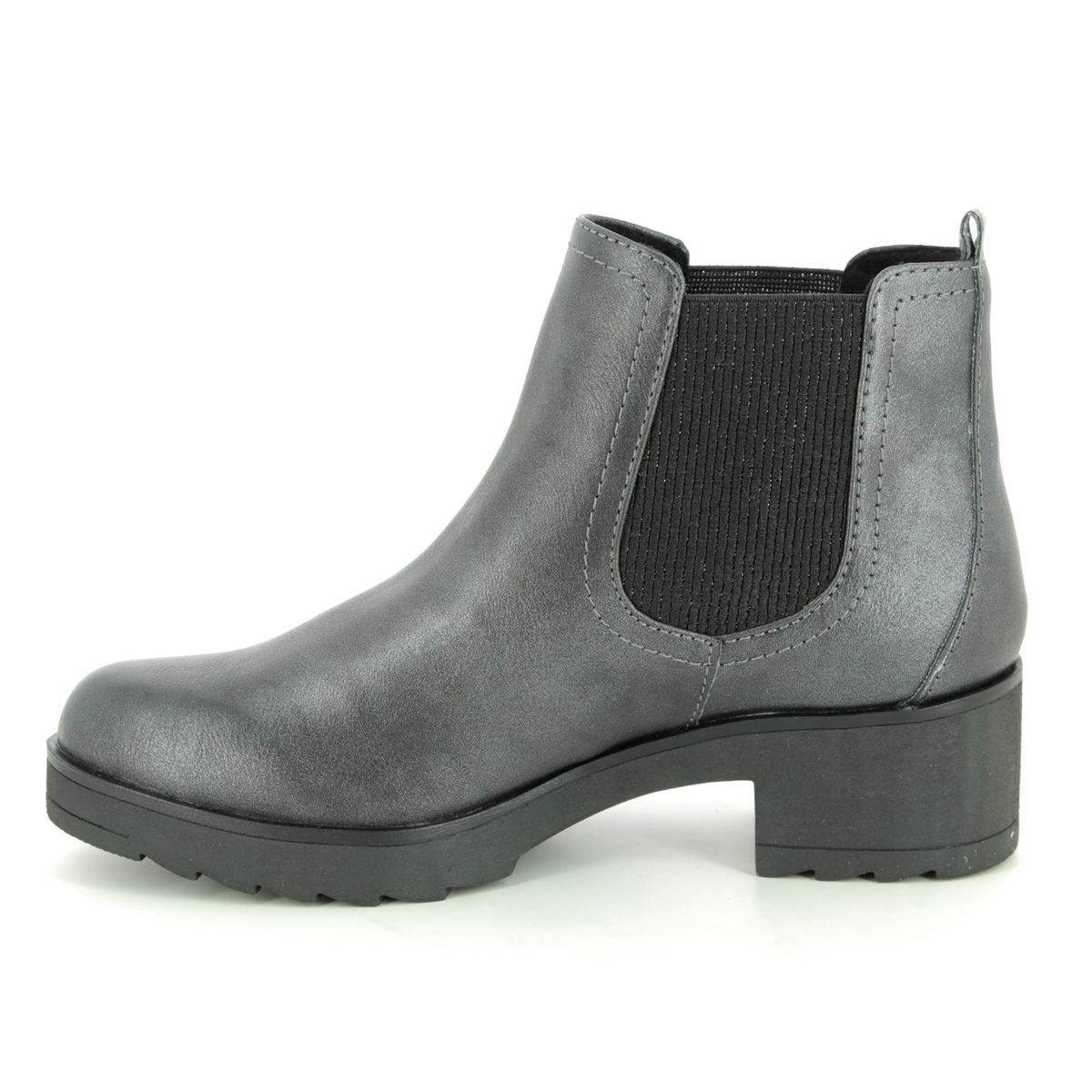 Marco Tozzi Dono Chelsea 95 25806-33-937 Pewter Chelsea Boots
