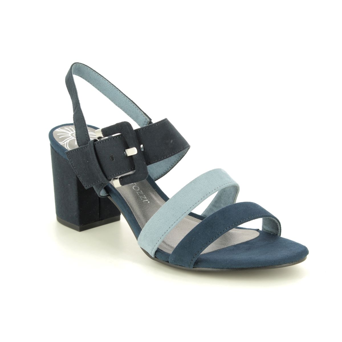 Marco Tozzi Paduckle 28323-24-888 Navy Heeled Sandals