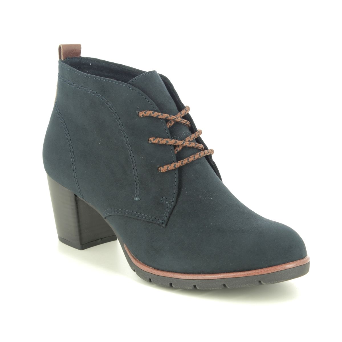 Pesalow 25107-35-888 Navy Lace Up Boots