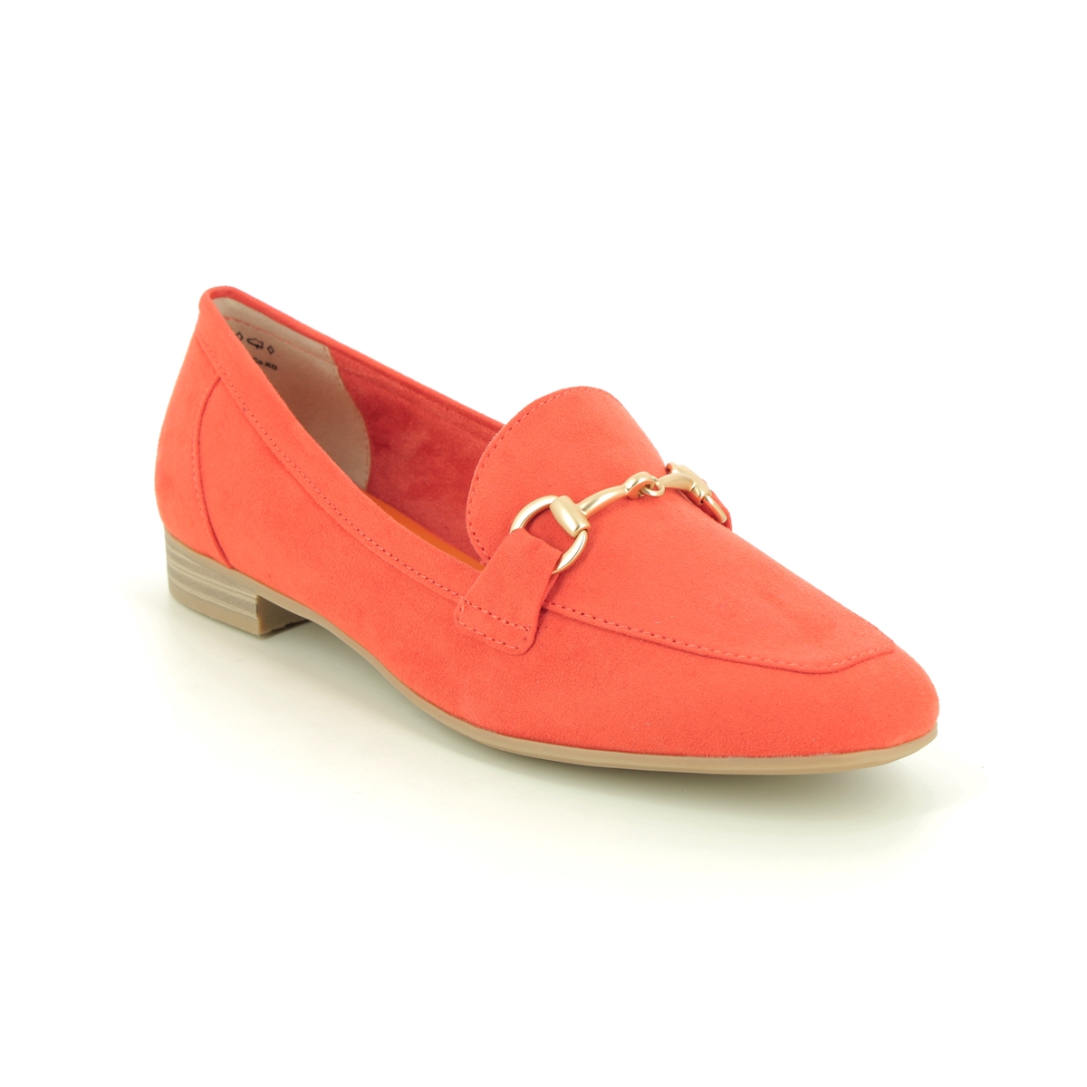 Marco Tozzi Serina Orange Womens Loafers 24212-20-634 In Size 38 In Plain Orange