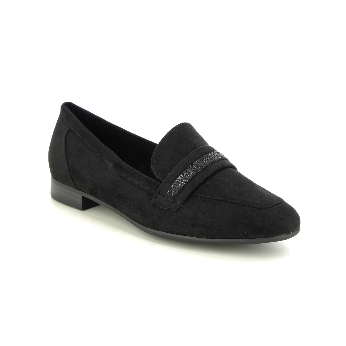Marco Tozzi Sopi Serina Black Womens loafers 24211-42-001 in a Plain Textile in Size 37