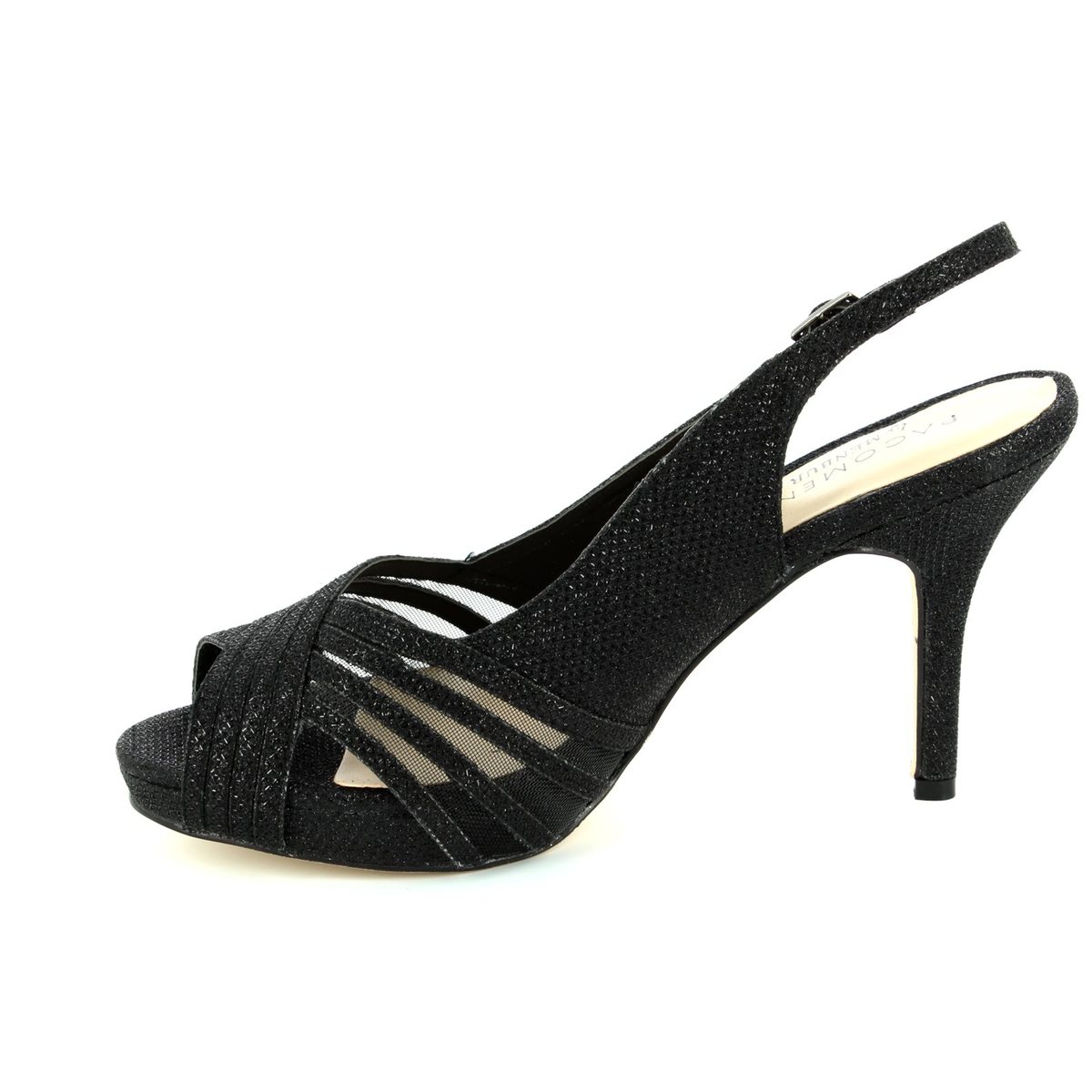 Menbur Singapur 07538-01 Black high-heeled shoes