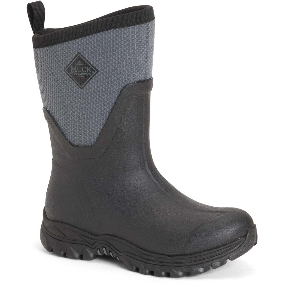Muck Boots Arctic Sport Mid Black Womens Wellingtons AS2M-101-BLK in a Plain Man-made in Size 6