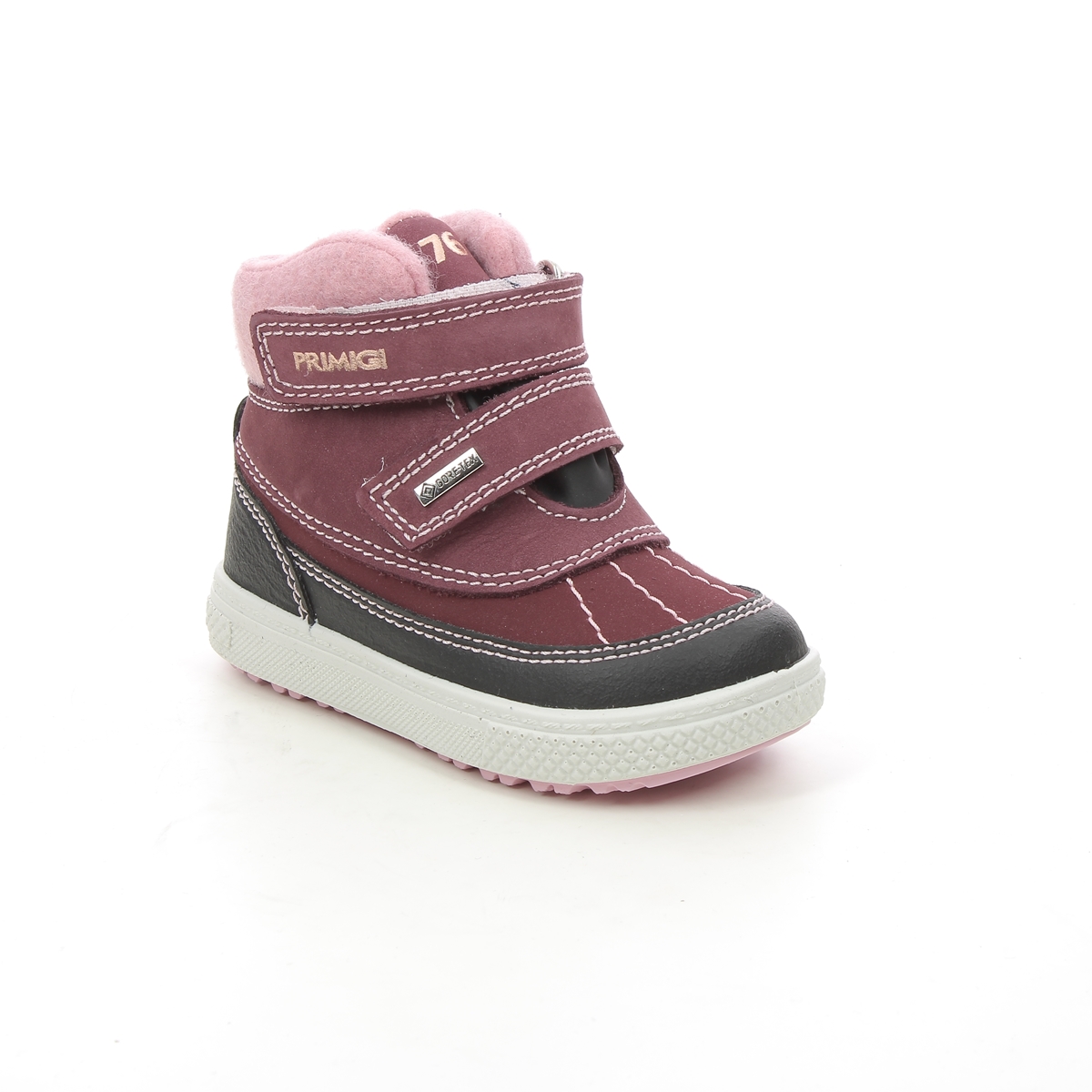 Primigi Barth 19 Gtx Burgundy Kids Toddler Girls Boots 8357922- in a Plain Leather in Size 22