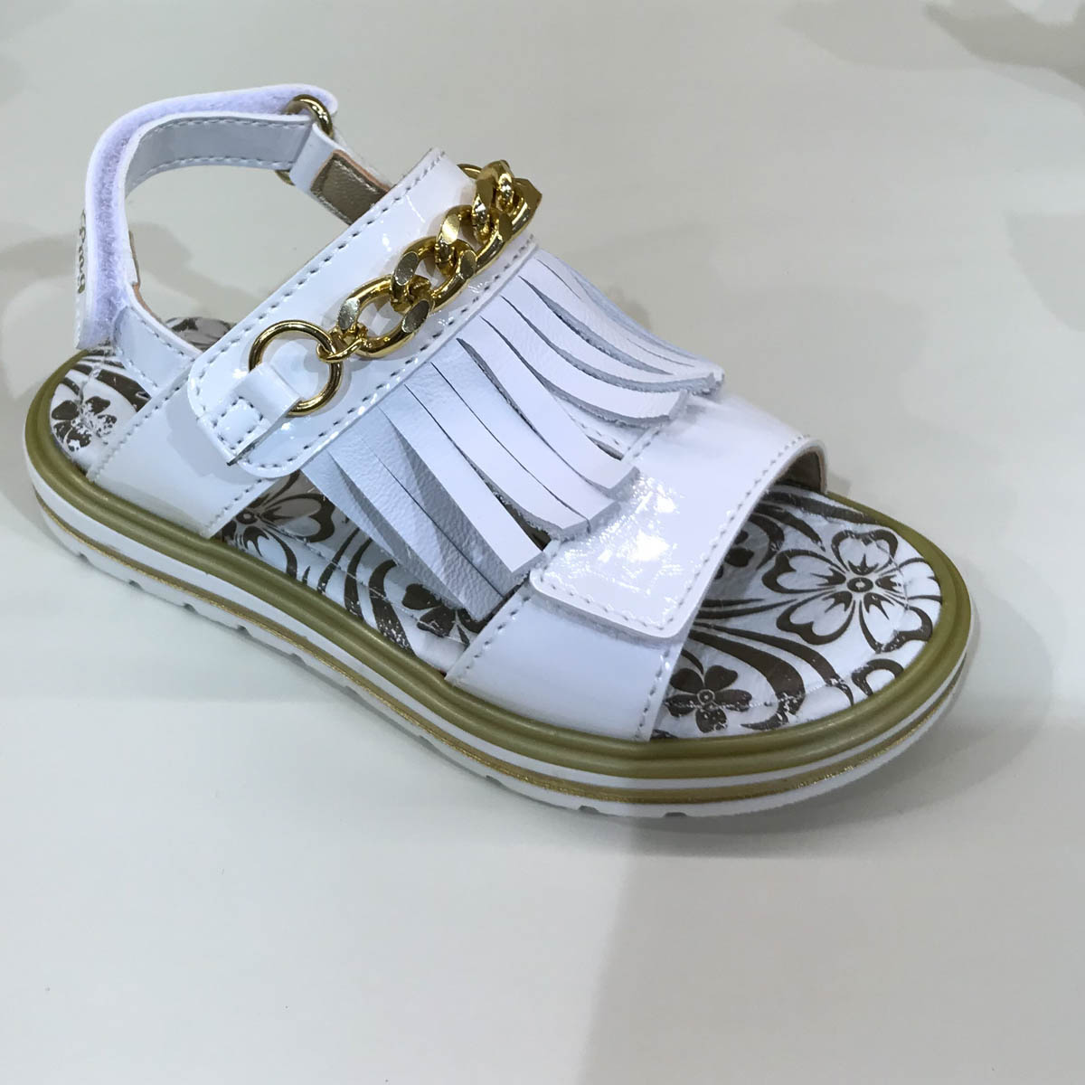 Primigi Fantasy Fringe White Kids Girls shoes 3434800-66 in a Plain  in Size 27