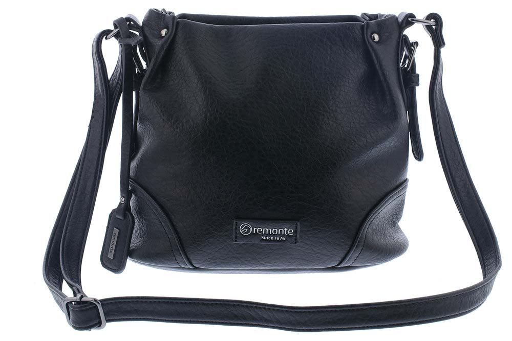 Remonte Cross Burgas Black Womens Handbag Q0706-01 In Size 2 In Plain Black