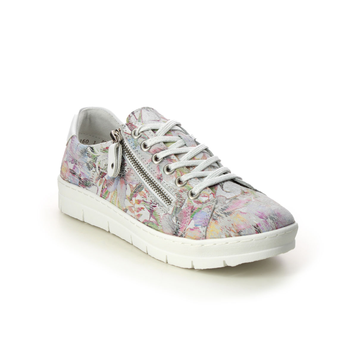 Remonte D5800-91 Ravenna 11 Floral print Womens trainers in a Plain Leather in Size 38