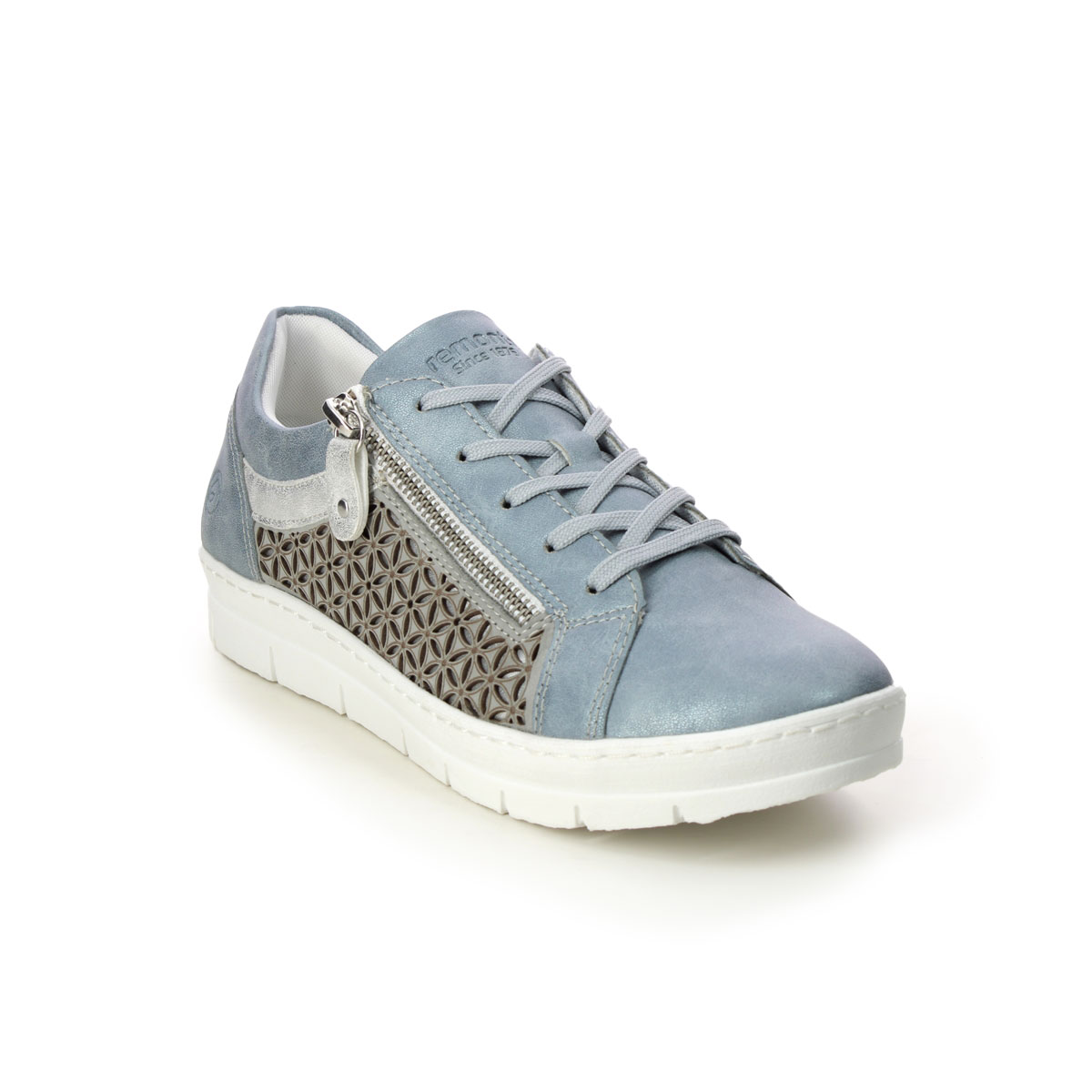 Remonte D5830-12 Ravenna 11 Denim leather Womens trainers in a Plain Leather and Man-made in Size 39