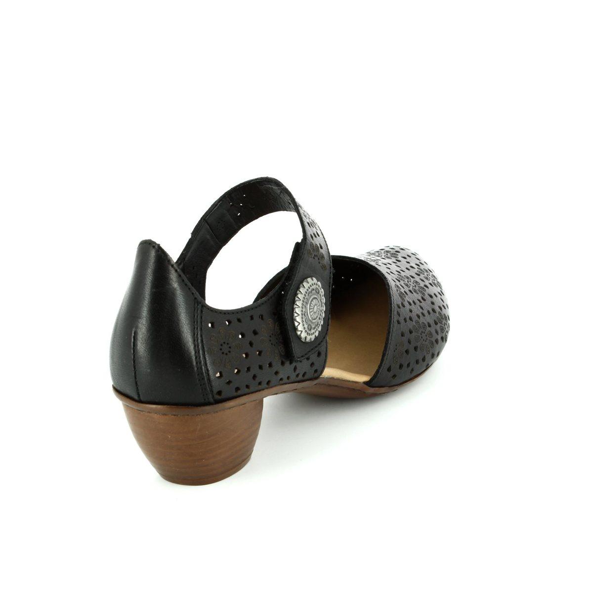 pålægge Kan ikke lide Forud type Rieker 43711-00 Black comfort shoes